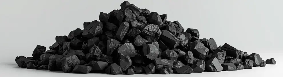 Mucchio di carbone per rappresentare le Soluzioni Metaltek per le Centrali Elettriche Carbone